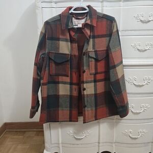Filson Plaid Shirt Jacket - Red, Green, Tan NEGOTIABLE
